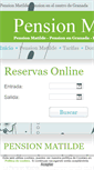 Mobile Screenshot of pensionmatilde.com